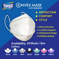 SENSI CONVEX Medical Mask White