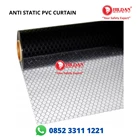 ESD Anti-static PVC Grid Curtain Carbon lines are printed on anti-static PVC sheet Surface  1