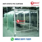 ESD Anti-static PVC Grid Curtain Carbon lines are printed on anti-static PVC sheet Surface  2