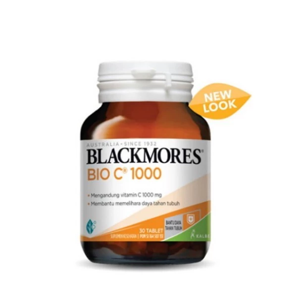 (BPOM) BLACK MORES BLACKMORES BIO C VITAMIN C 1000 MG 30 kapsul Suplemen dan Vitamin