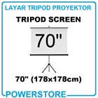 Layar Proyektor Tripod 70 inchi 4