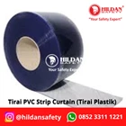 TIRAI PVC STRIP CURTAIN TIRAI PLASTIK RIBBED JENDELA BENING CLEAR GULUNG ORIGINAL JAKARTA UKURAN PER METER 5MM 30CM 30M 1