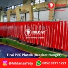 PVC STRIP CURTAIN CURTAIN PLASTIC CURTAINS CUSTOM SIZE XL COMPLETE BRACKET BRACKET HANGER ORIGINAL JAKARTA 3