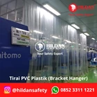 PVC STRIP CURTAIN CURTAIN PLASTIC CURTAINS CUSTOM SIZE XL COMPLETE BRACKET BRACKET HANGER ORIGINAL JAKARTA 2