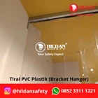 PVC STRIP CURTAIN CURTAIN PLASTIC CURTAINS CUSTOM SIZE XL COMPLETE BRACKET BRACKET HANGER ORIGINAL JAKARTA 4