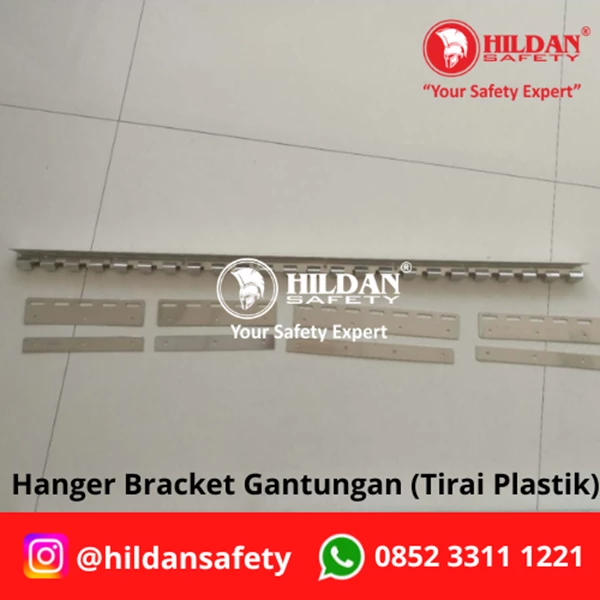 HANGER BRACKET BRAKET BREKET GANTUNGAN B/G 30 CM UNTUK PASANG TIRAI PVC TIRAI PLASTIK ORIGINAL JAKARTA