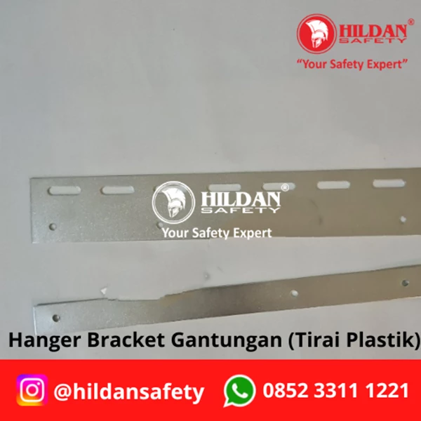 HANGER BRACKET BRACKET HANGING BRACKET B/G 30 CM FOR INSTALL PVC CURTAIN PLASTIC ORIGINAL JAKARTA