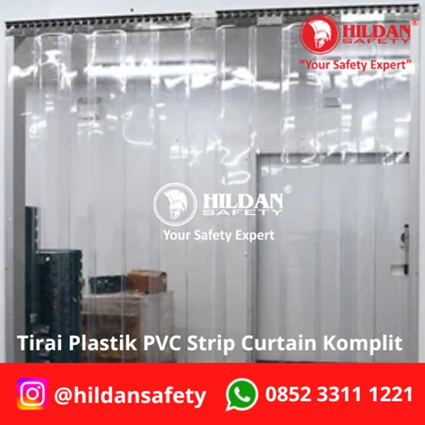PVC STRIP CURTAIN CURTAIN PLASTIC CURTAIN Complete BRACKET HANGER JAKARTA