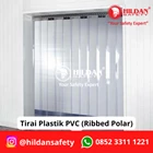 TIRAI PLASTIK TIRAI PVC STRIP CURTAIN Komplit L=1m T=2m Clear 5 Helai JAKARTA 1