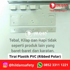 PLASTIC CURTAIN PVC STRIP CURTAIN Complete L=1m T=2m Clear 5 strands JAKARTA  2