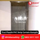 TIRAI PLASTIK TIRAI PVC STRIP CURTAIN TS Komplit L=1m T=2m ClearBening 1