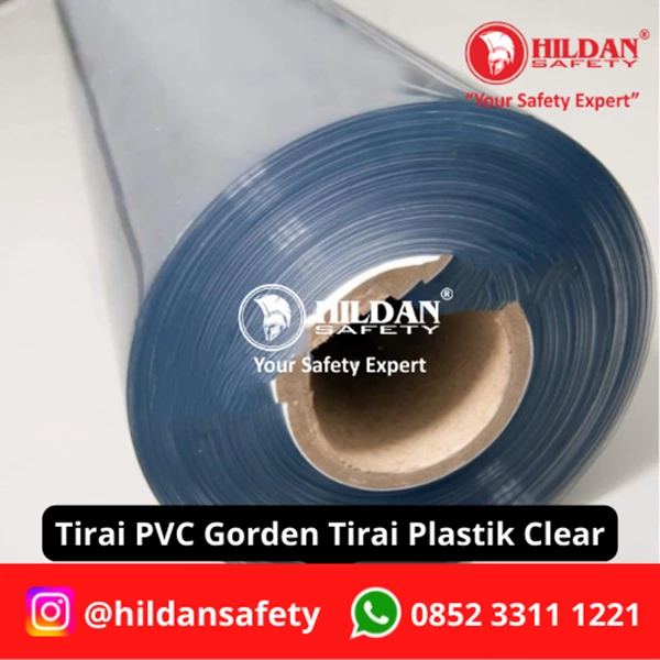 PVC SHEET CURTAIN CURTAIN PLASTIC CURTAINS PER METER CLEAR 3MM 120CM JAKARTA