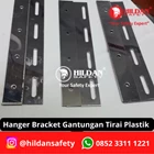 HANGER BRACKET HANGER B/G FOR INSTALL PVC CURTAIN PLASTIC CURTAINS 20CM 5 HOLES 2