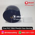 TIRAI PVC STRIP CURTAIN TIRAI PLASTIK PER ROLL CLEAR BENING 3MM 20CM JAKARTA 1