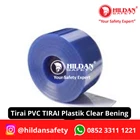 PVC STRIP CURTAIN PLASTIC CURTAINS PER ROLL CLEAR CLEAR 3MM 20CM JAKARTA 3
