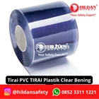 PVC STRIP CURTAIN PLASTIC CURTAINS PER ROLL CLEAR CLEAR 3MM 20CM JAKARTA 4