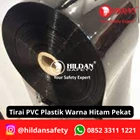 TIRAI PVC STRIP CURTAIN/ TIRAI PLASTIK PER ROLL WARNA HITAM BLACK PEKAT JAKARTA 2