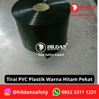 TIRAI PVC STRIP CURTAIN/ TIRAI PLASTIK PER ROLL WARNA HITAM BLACK PEKAT JAKARTA 4