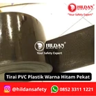 TIRAI PVC STRIP CURTAIN/ TIRAI PLASTIK PER ROLL WARNA HITAM BLACK PEKAT JAKARTA 3