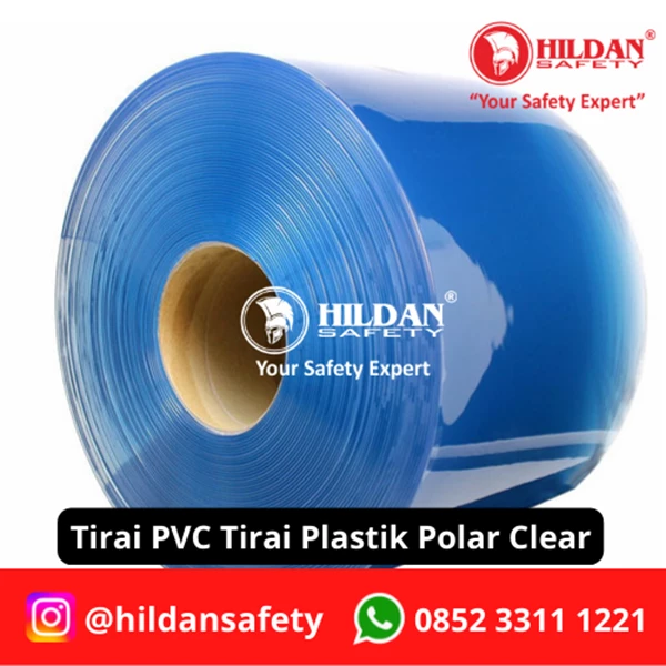 TIRAI PVC STRIP CURTAIN/ TIRAI PLASTIK POLAR SUHU MINUS PER ROLL CLEAR BENING JAKARTA 