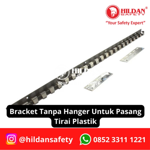BRACKET / BRACKET / BRACKET WITHOUT HANGER HANGER FOR INSTALLING PLASTIC CURTAINS JAKARTA