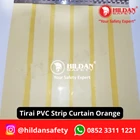 TIRAI PVC STRIP CURTAIN TIRAI PLASTIK LEBAR= 1.2M TINGGI= 2M ORANGE JAKARTA 2