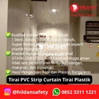 PVC STRIP CURTAIN PLASTIC CURTAINS CLEAR CLEAR WIDE= 1M HEIGHT= 2M S/S JAKARTA 1