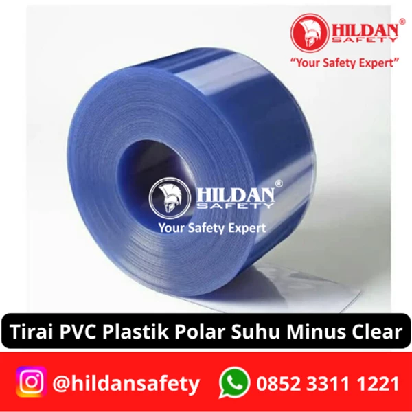 PVC CURTAIN CURTAIN / POLAR PLASTIC CURTAIN MINUS TEMPERATURE PER METER CLEAR JAKARTA