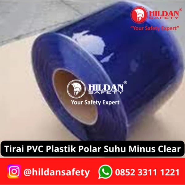 TIRAI PVC CURTAIN / TIRAI PLASTIK POLAR SUHU MINUS PER METER CLEAR JAKARTA