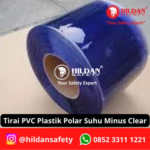 PVC CURTAIN CURTAIN / POLAR PLASTIC CURTAIN MINUS TEMPERATURE PER METER CLEAR JAKARTA
