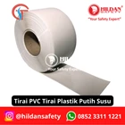 PVC STRIP CURTAIN / PLASTIC CURTAINS PER ROLL WHITE MILK JAKARTA 1