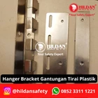 HANGER BRACKET GANTUNGAN S/S 30CM UNTUK PASANG TIRAI PVC TIRAI PLASTIK JAKARTA 2