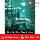 TIRAI PVC STRIP CURTAIN/ GORDEN TIRAI PLASTIK PER METER GREEN / HIJAU JAKARTA 1