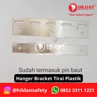 HANGER BRACKET HANGER S/S FOR INSTALL PVC CURTAIN PLASTIC 5 HOLE CURTAINS JAKARTA 1