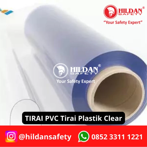 TIRAI PVC SHEET CURTAIN/GORDEN TIRAI PLASTIK PER METER  CLEAR 1MM 120CM JAKARTA