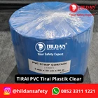 TIRAI PVC STRIP CURTAIN/GORDEN TIRAI PLASTIK PER ROLL CLEAR  3MM×30CM JAKARTA 2