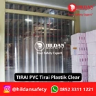 TIRAI PVC STRIP CURTAIN/GORDEN TIRAI PLASTIK PER ROLL CLEAR  3MM×30CM JAKARTA 3