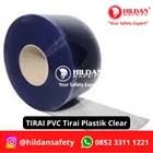 TIRAI PVC STRIP CURTAIN/GORDEN TIRAI PLASTIK PER METER CLEAR 3MM 30CM JAKARTA 1