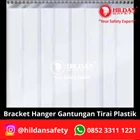 PERAKITAN BRACKET HANGER GANTUNGAN TIRAI PVC STRIP CURTAIN JAKARTA 3