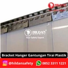 BRACKET/BRAKET/BRACKET HANGER-HANGER B/G FOR CURTAIN PVC STRIP CURTAIN JAKARTA 1