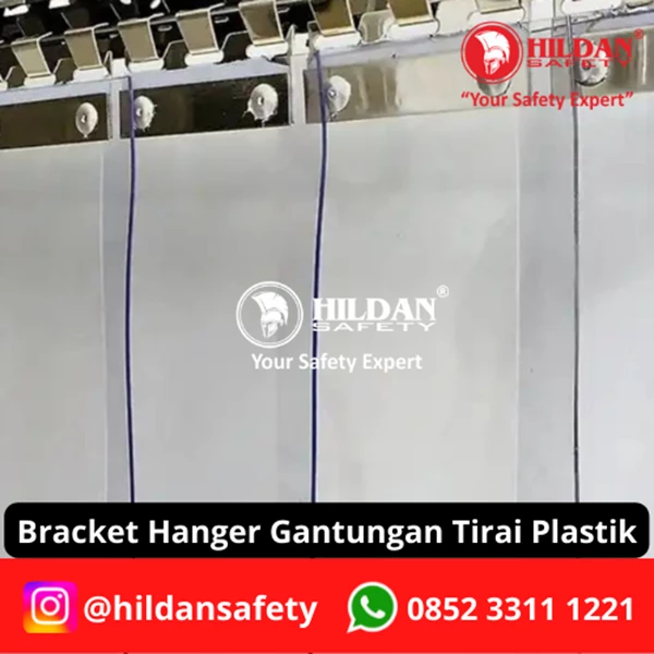 BRACKET/BRAKET/BRACKET HANGER-HANGER B/G FOR CURTAIN PVC STRIP CURTAIN JAKARTA