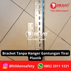 BRACKET BRACKET WITHOUT HANGER HANGER 120CM FOR INSTALLING PLASTIC CURTAINS JAKARTA 1