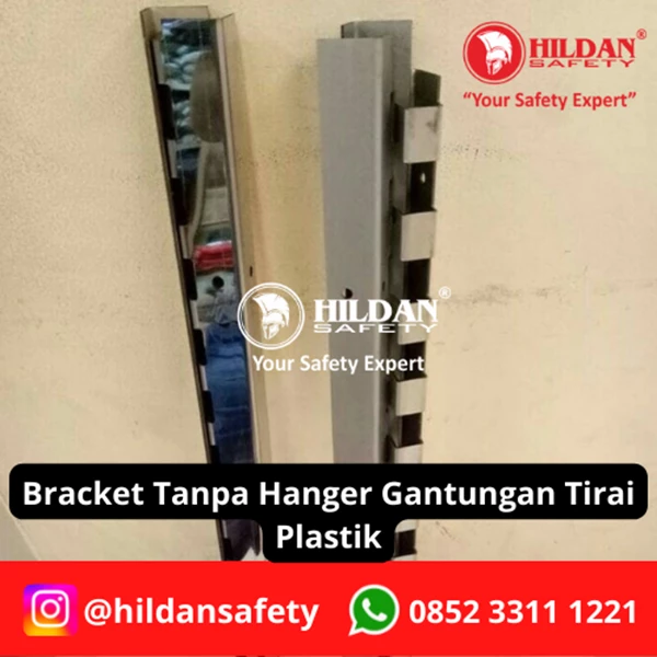 BRACKET BRACKET WITHOUT HANGER HANGER 120CM FOR INSTALLING PLASTIC CURTAINS JAKARTA