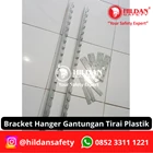 BRACKET HANGER GANTUNGAN S/S 120cm UNTUK TIRAI PVC STRIP CURTAIN PLASTIK JAKARTA 1