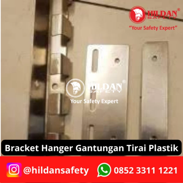BRACKET HANGER HANGER S/S 120cm FOR PVC STRIP CURTAIN PLASTIC CURTAINS JAKARTA