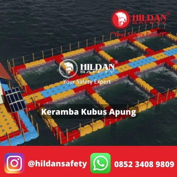 FLOATING CUBE FOR FLOATING CAGES HDPE