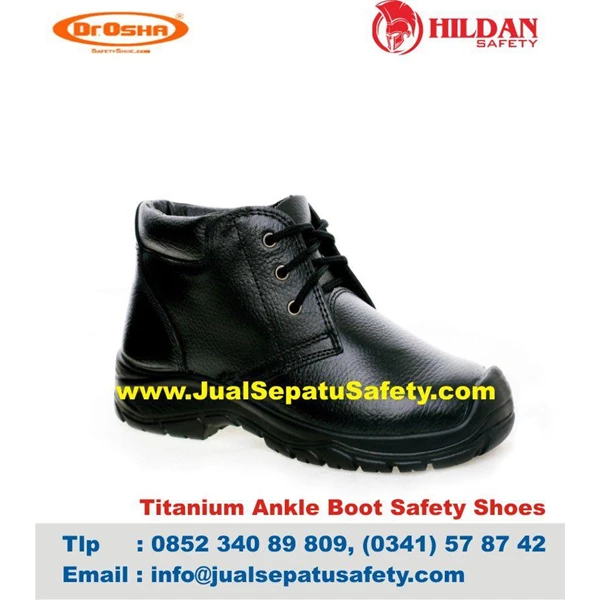 DR. OSHA Titanium Ankle Boot PU – Safety Shoes Latest