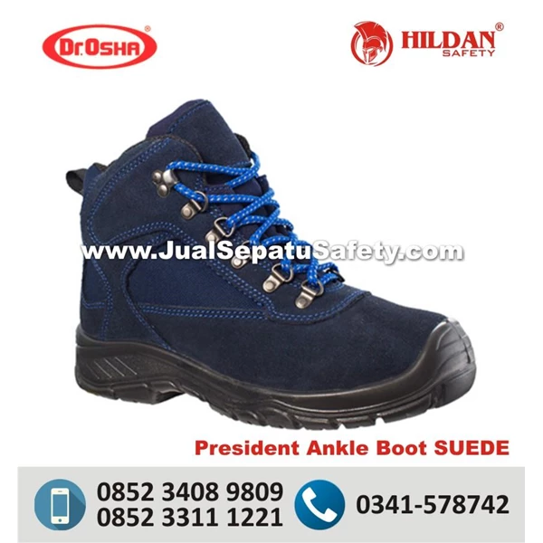 Safety Shoes Dr. OSHA President Ankle Boot SUEDE