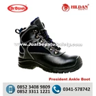 Sepatu Safety ASLI Dr.OSHA President Ankle Boot PU  1