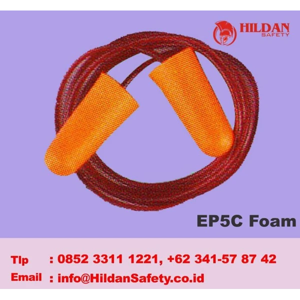 Alat Safety Pelindung Telinga EP5C Foam Earplug